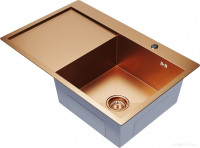 Кухонная мойка Mixline Pro 552920 (бронза, с сифоном)