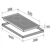 Варочная панель Zigmund &amp; Shtain CI 33.3 B