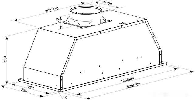 Вытяжка Making Oasis Everywhere UM-52S (A)