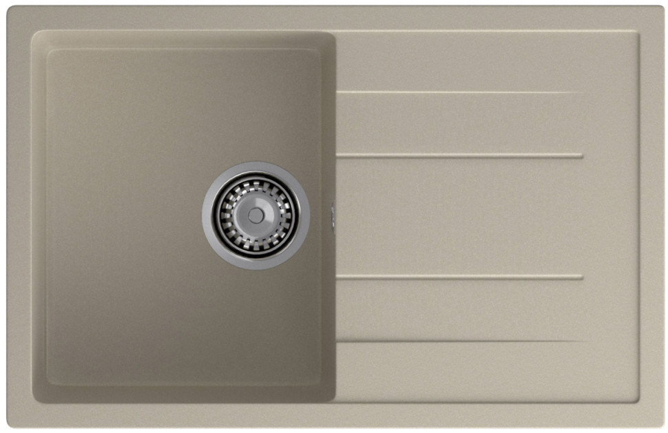 Кухонная мойка GranFest Quadro GF-Q780L (топаз)