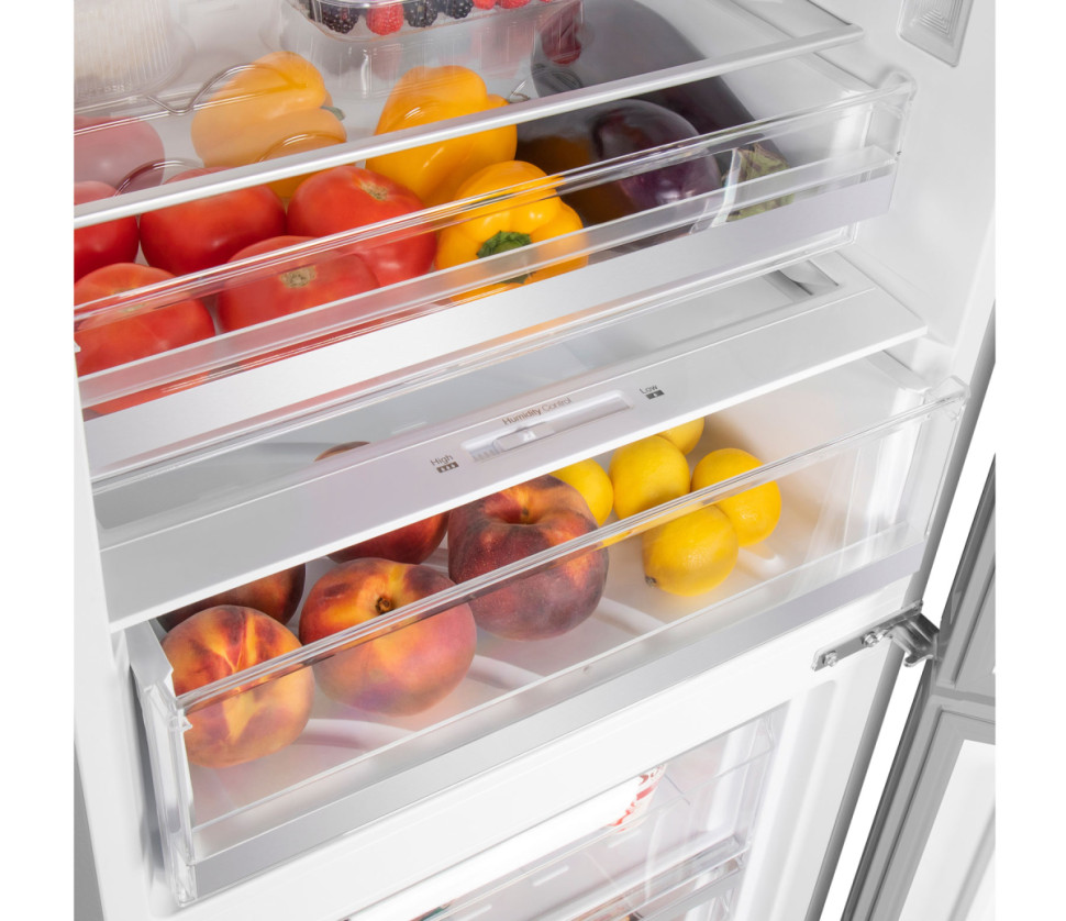 Холодильник с морозильником Maunfeld MFF185NFS