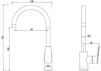 Смеситель RedBlu Origin Balance 790720000