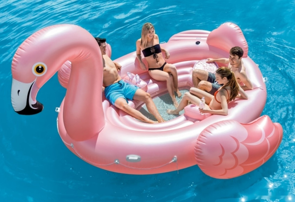 Надувной плот INTEX Фламинго 57267