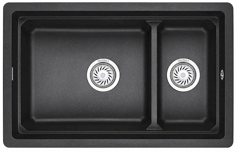 Кухонная мойка Granula KS-7304 (черный)