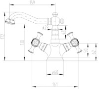 Смеситель Zorg A 7009U-ВR