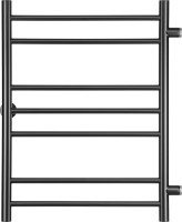 Полотенцесушитель Ростела Свирель V 500x700/7 1" (Ral 9005, боковое подключение)