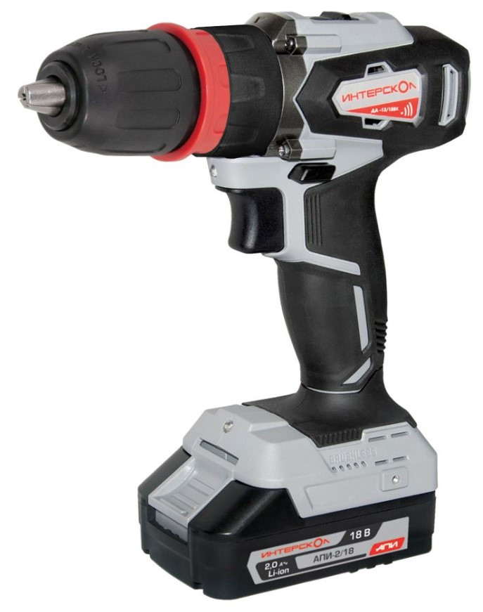Аккумуляторная дрель-шуруповерт Интерскол ДА-13/18ВК (575.2.2.78)