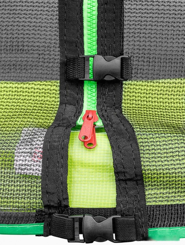 Батут Alpin 4.90 м с защитной сеткой и лестницей