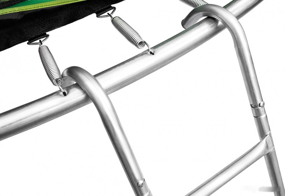 Батут Alpin 4.90 м с защитной сеткой и лестницей