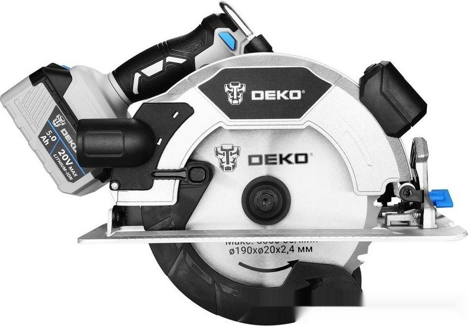 Дисковая (циркулярная) пила Deko CSDU20 PRO 083-1105 (с 1-им АКБ)