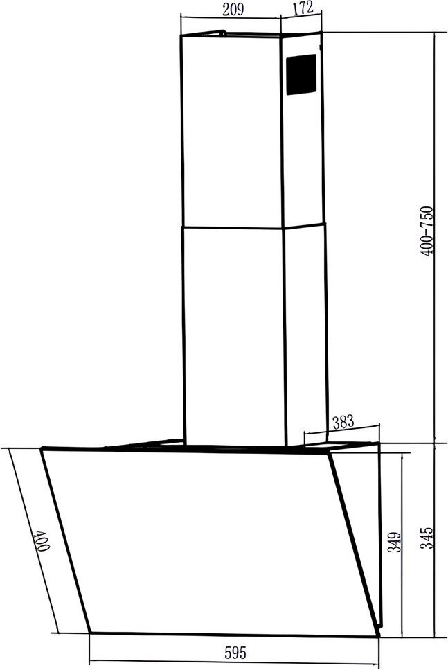 Вытяжка NORDFROST HM 6080 W