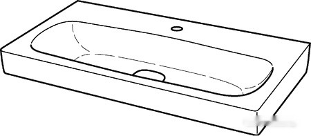 Умывальник Keramag Citterio 90x50 [123590000]