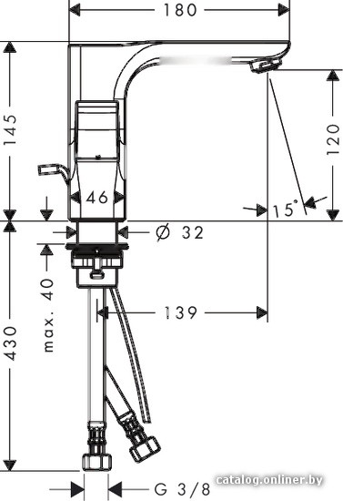 Смеситель Axor Urquiola 11024000