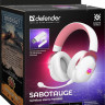 Наушники Defender Sabotauge (белый/розовый)