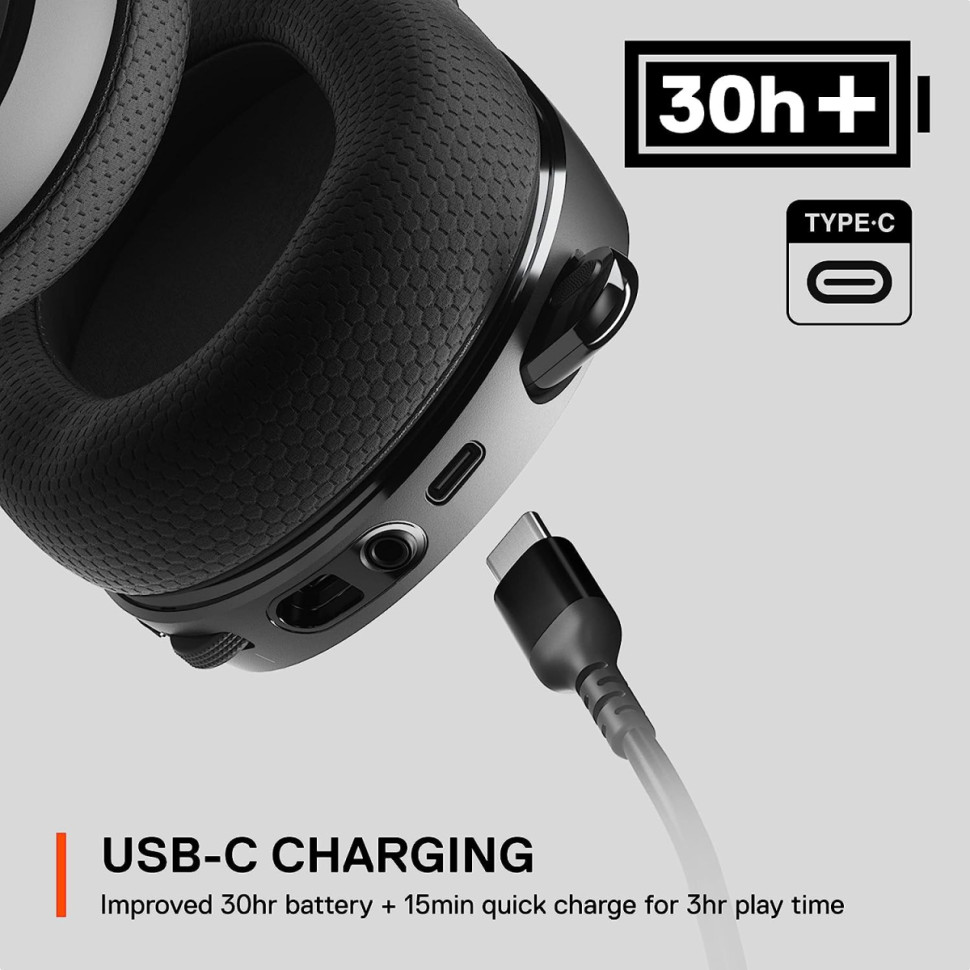 Наушники SteelSeries Arctis 7+ Wireless (черный)