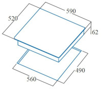Варочная панель CATA IBG 6303 BK