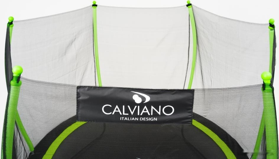 Батут Calviano Outside Master Green 252 см - 8ft (внешняя сетка, с лестницей)