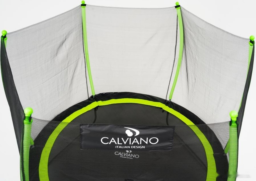 Батут Calviano Outside Master Green 252 см - 8ft (внешняя сетка, с лестницей)