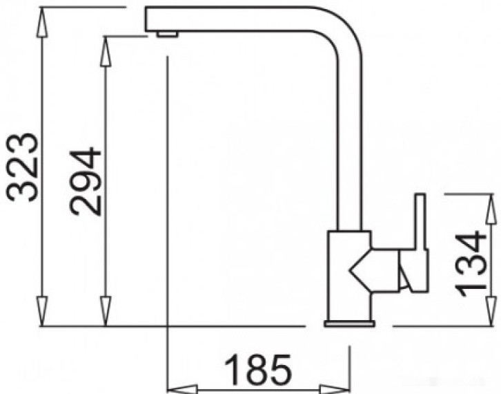 Смеситель Elleci Trail G40 Nero