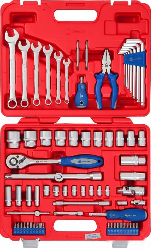 Универсальный набор инструментов Мастак 0-072C (72 предмета)