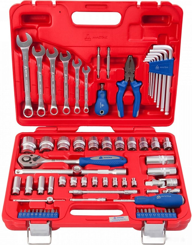 Универсальный набор инструментов Мастак 0-072C (72 предмета)