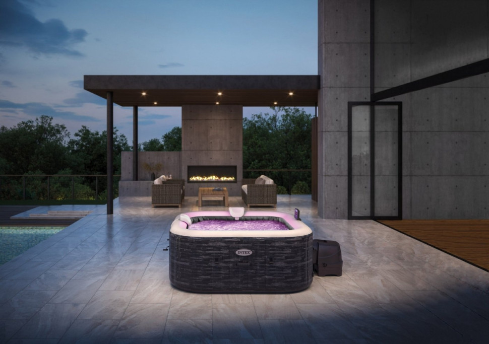 Бассейн INTEX Greystone Deluxe 28450 (175х71)