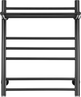 Полотенцесушитель Ростела Свирель V+ 500x700/8 1" (Ral 9005, нижнее подключение)