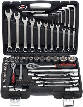 Универсальный набор инструментов Сервис Ключ 11077 (77 предметов)