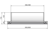 Вытяжка Elikor Интегра 50П-400-В2Л (Антрацит/Бронза)