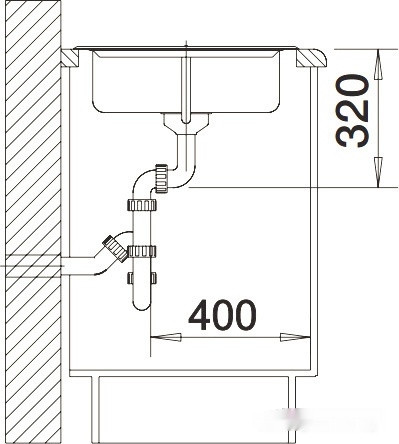 Кухонная мойка Blanco Legra 45 S