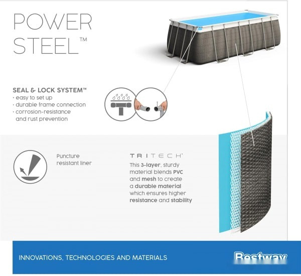 Бассейн Bestway Power Steel 56998 (549x274x122)