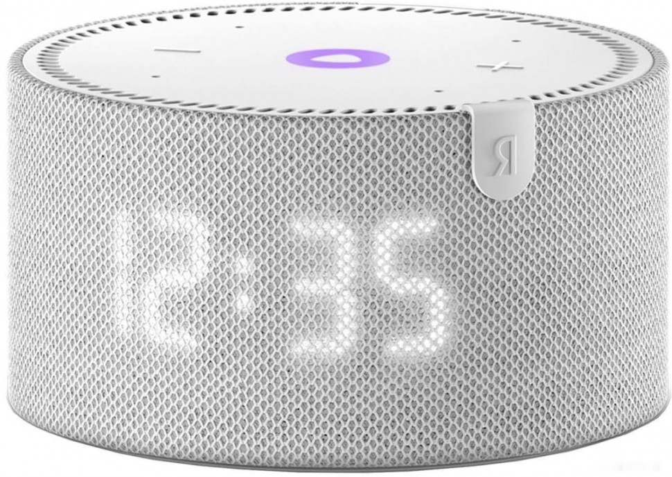 Умная колонка Яндекс Станция Мини 2 с часами (серый) YNDX-00020G