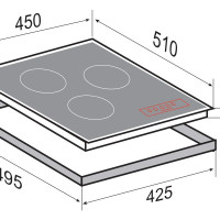 Варочная панель Zigmund &amp; Shtain CI 33.4 B