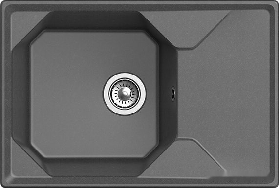Кухонная мойка GranFest GF-U-740L (графит)