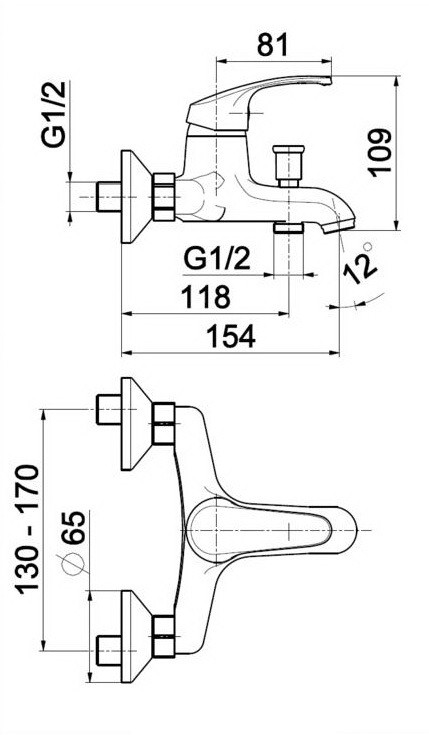 Смеситель Armatura Krzem 4214-010-00