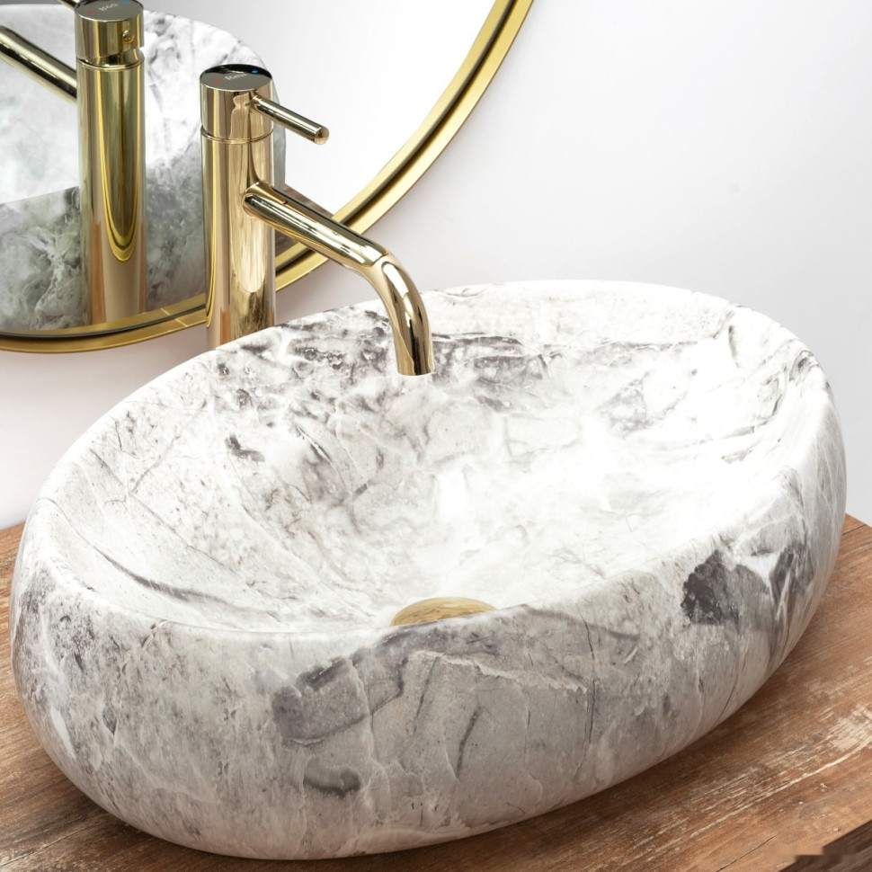 Умывальник Rea Linda камень U1020