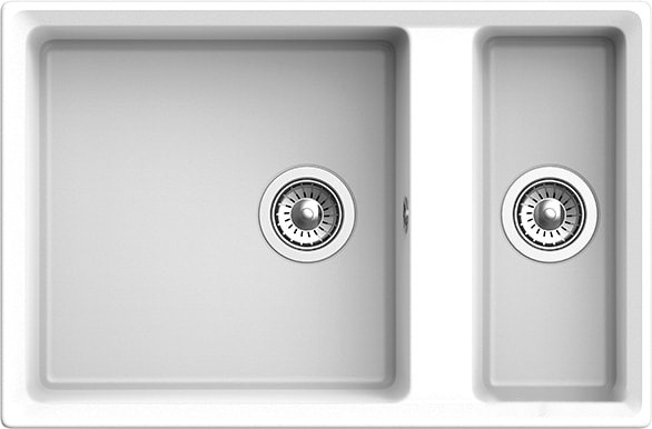 Кухонная мойка GranFest GF-LV-760K (иней)