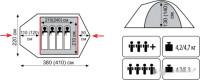 Палатка Tramp Mountain 4 v2