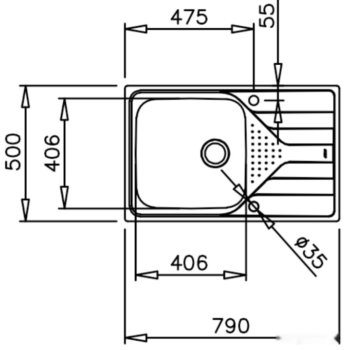 Кухонная мойка Teka Universe 50 T-XP 1B 1D MAX MCTXT