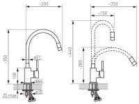 Смеситель Ferro Zumba BZA4B
