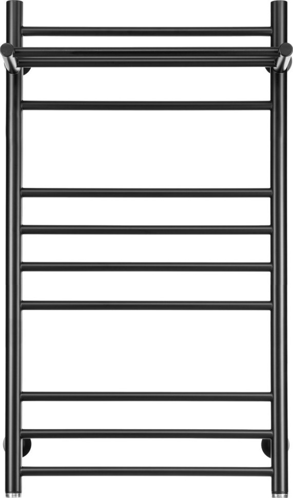 Полотенцесушитель Ростела Свирель V+ 500x1000/11 1" (Ral 9005, нижнее подключение)