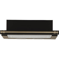 Вытяжка Elikor Интегра 50П-400-В2Л (антрацит/рейлинг бронза)