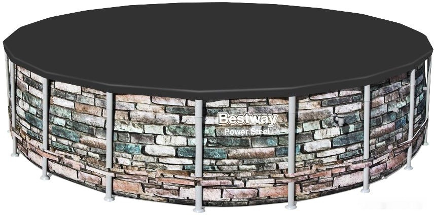 Бассейн Bestway Power Steel Камень 56883 (610x132)