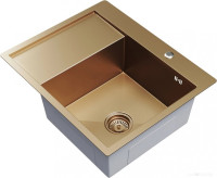 Кухонная мойка Mixline Pro 552928 (бронза, с сифоном)