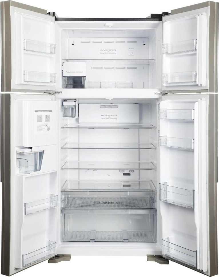 Четырёхдверный холодильник Hitachi R-W660PUC7XGC