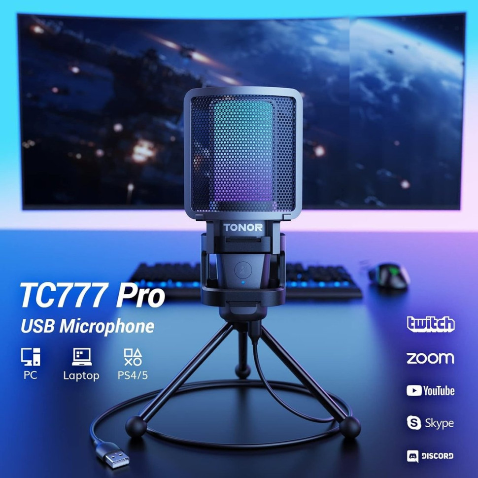 Проводной микрофон Tonor TC-777 Pro