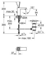 Смеситель Grohe Eurocube Joy 23654000