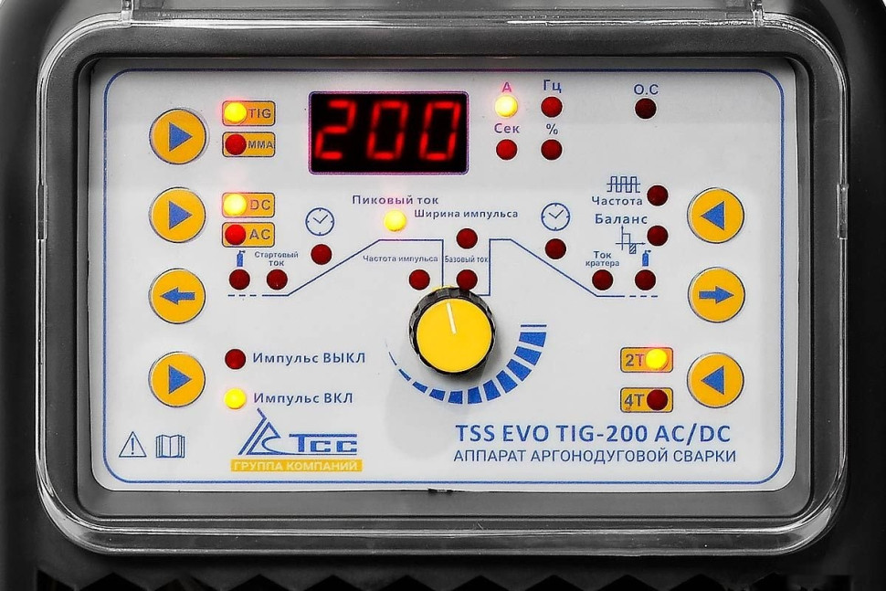 Сварочный инвертор ТСС TSS EVO TIG-200 AC/DC 035263