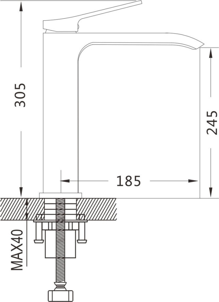Смеситель Shevanik S4011H