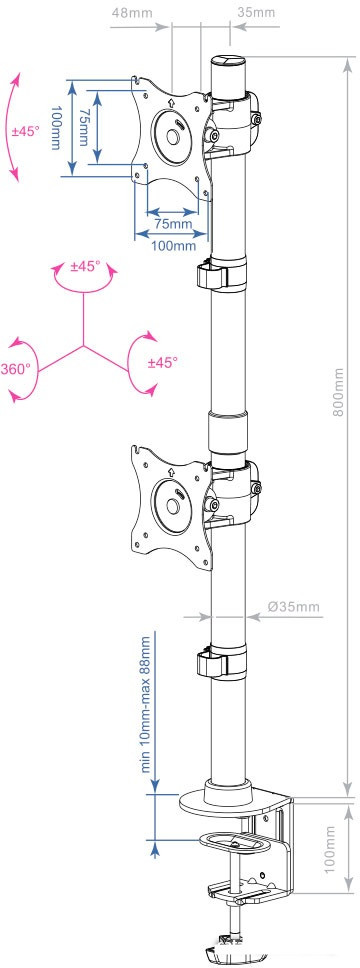 Кронштейн Arm Media LCD-T43